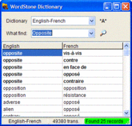 WordStone Dictionary screenshot